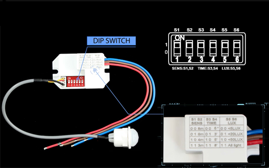 ເຈົ້າຮູ້ບໍ່ວ່າ DIP Switch ແມ່ນຫຍັງຢູ່ໃນເຊັນເຊີການເຄື່ອນໄຫວ?