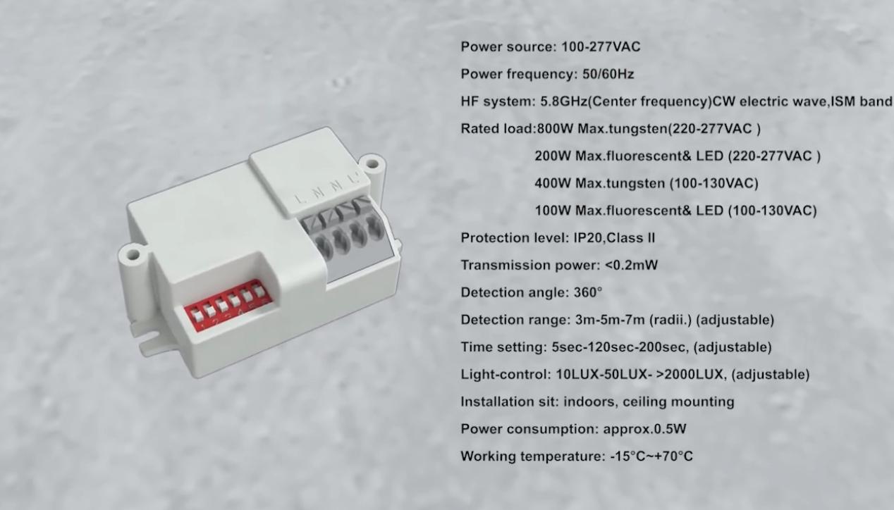 PDLUT ເປີດ PD-MV1031 - 5.8GHZ 360 ° Motion Motion Motion ສໍາລັບສະຫຼາດແລະຄວາມປອດໄພ