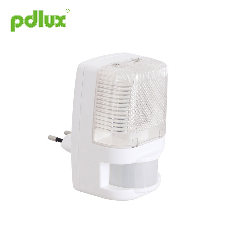 UK EU Plug In Wall Sensor ແສງກາງຄືນ